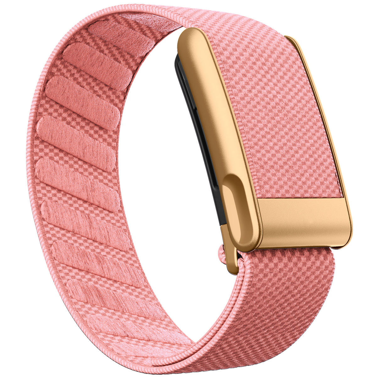 WHOOP 5.0 Standard Woven Band — Matte Rose Gold (MG) - 樱花粉