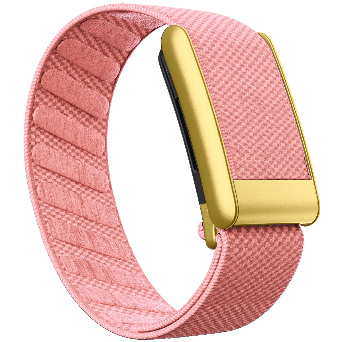 WHOOP 5.0 Standard Woven Band — Matte Gold - 樱花粉