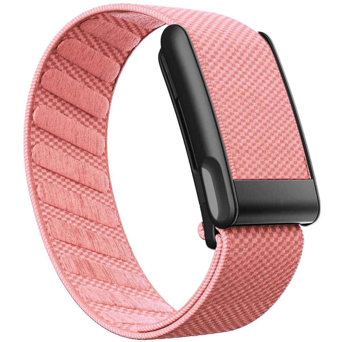 WHOOP 5.0 Standard Woven Band — Matte Black (MG) - 樱花粉