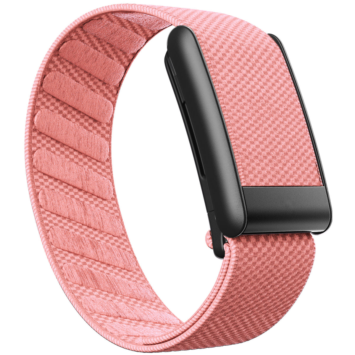 WHOOP 5.0 Standard Woven Band — Matte Black - 樱花粉