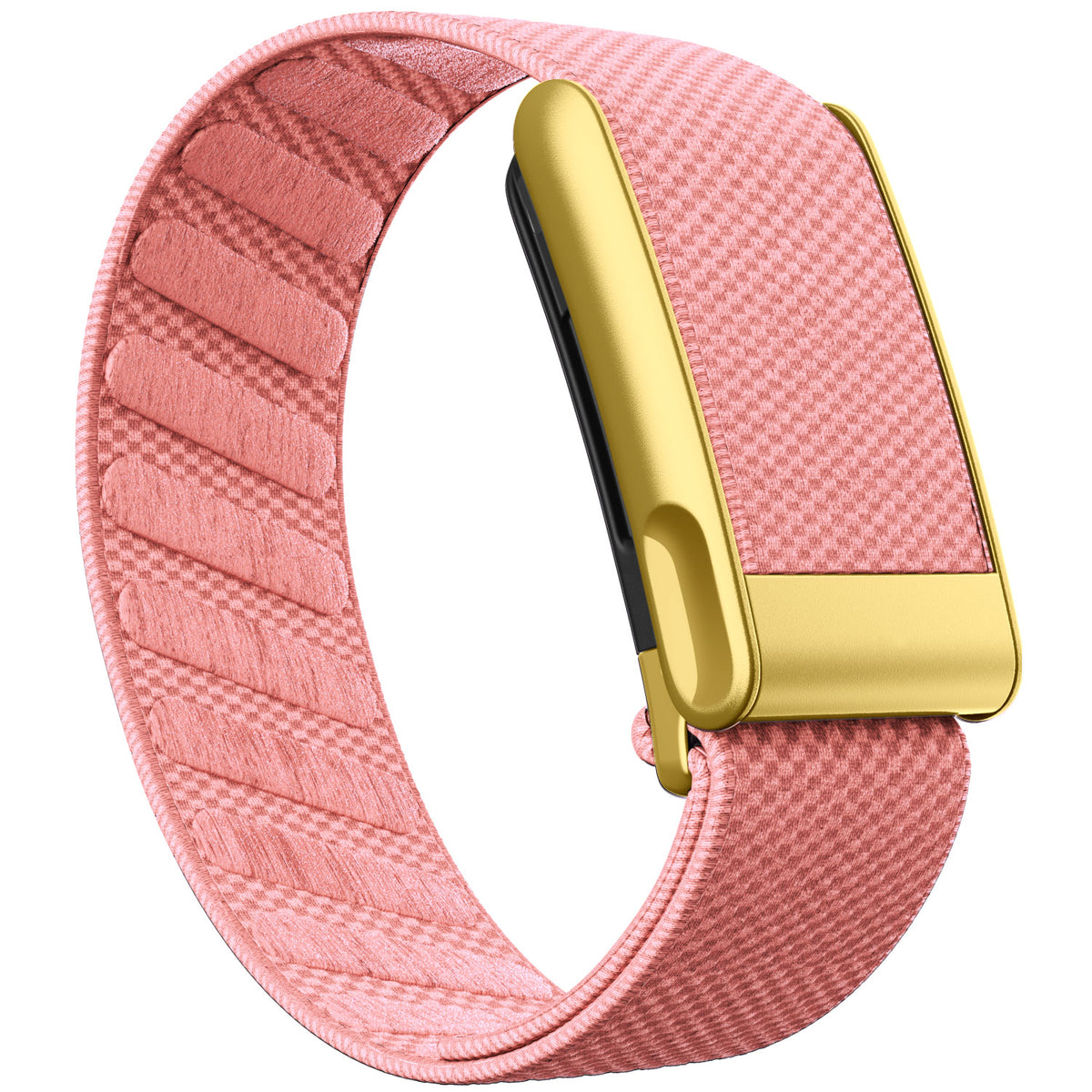 WHOOP 5.0 Standard Woven Band — Matte Gold (MG) - 樱花粉
