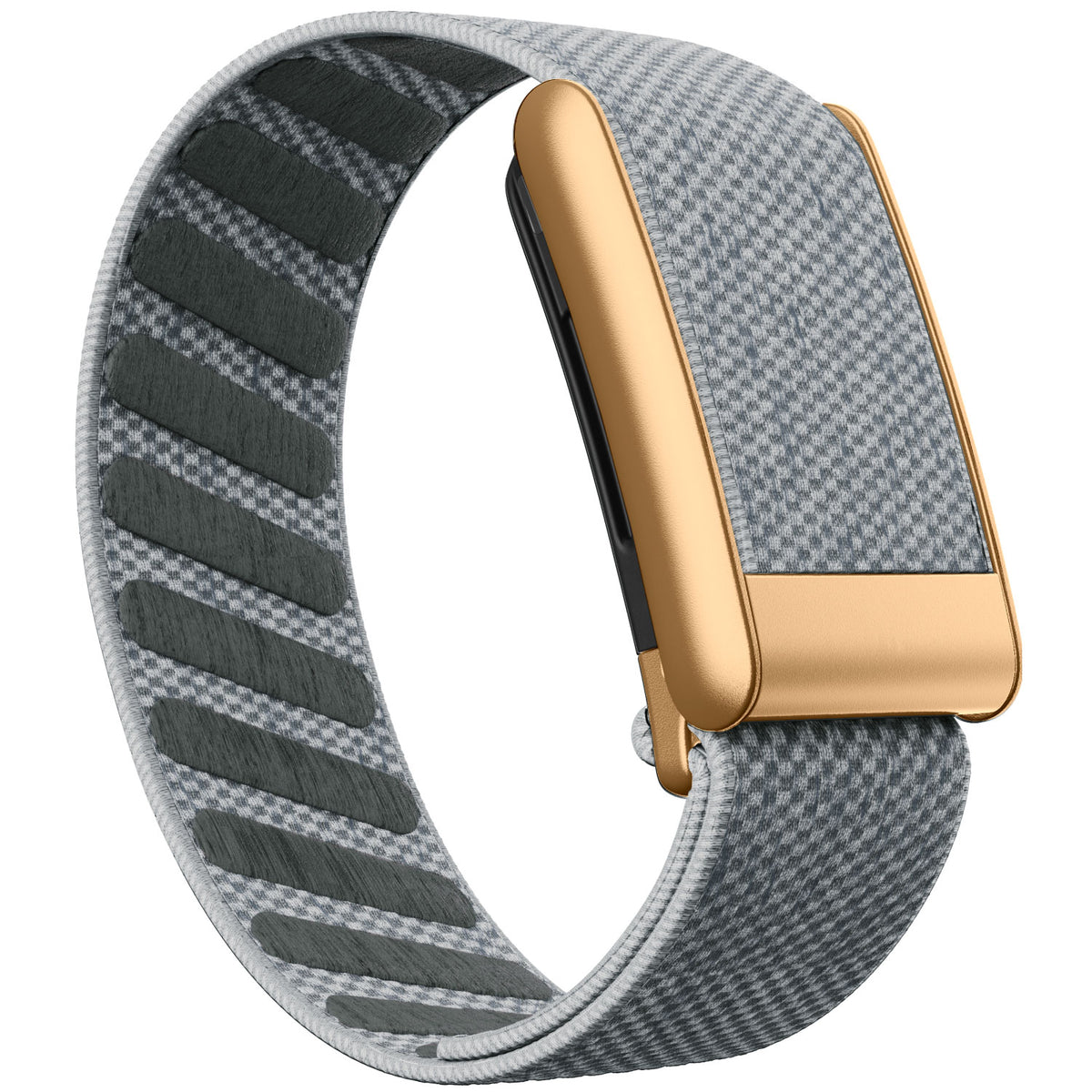 WHOOP 5.0 Standard Woven Band — Matte Rose Gold - 暮色灰
