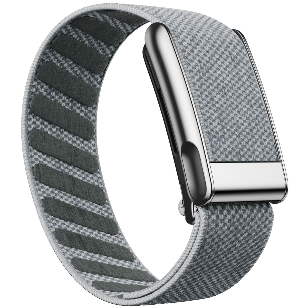 WHOOP 5.0 Standard Woven Band — Titanium Silver (MG) - 暮色灰