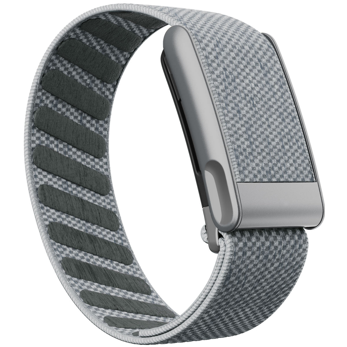 WHOOP 5.0 Standard Woven Band — Matte Silver (MG) - 暮色灰