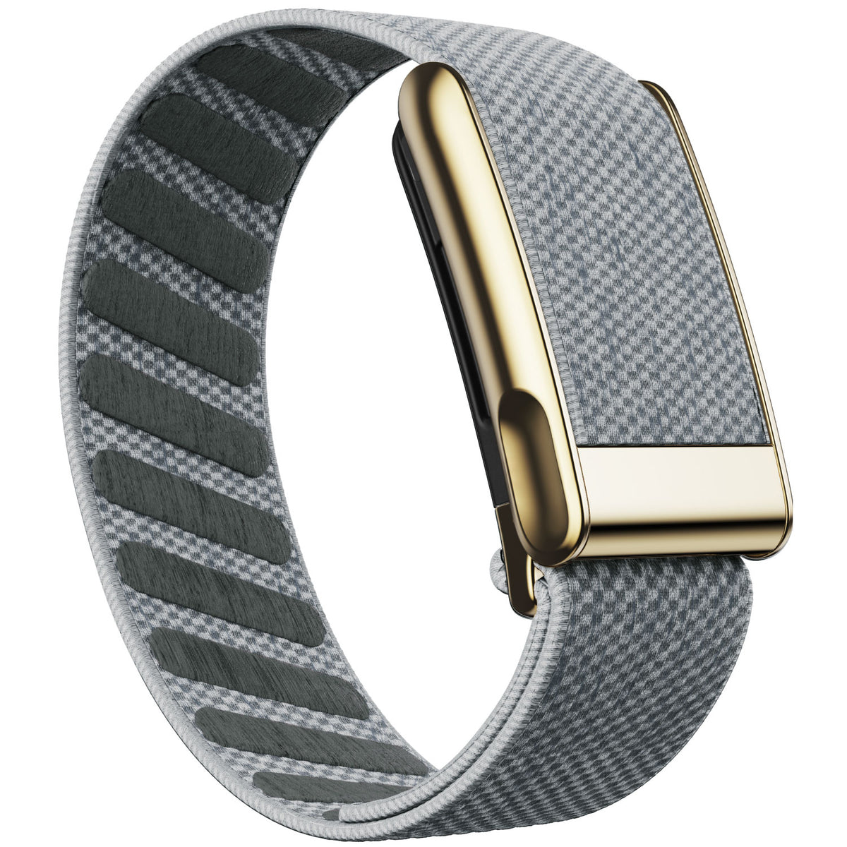 WHOOP 5.0 Standard Woven Band — Titanium Gold (MG) - 暮色灰