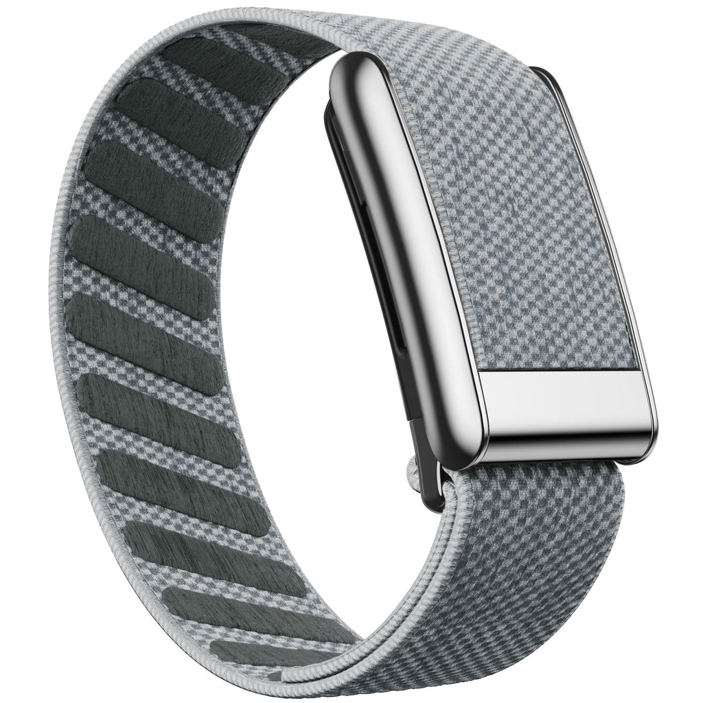 WHOOP 5.0 Standard Woven Band — Titanium Silver - 暮色灰