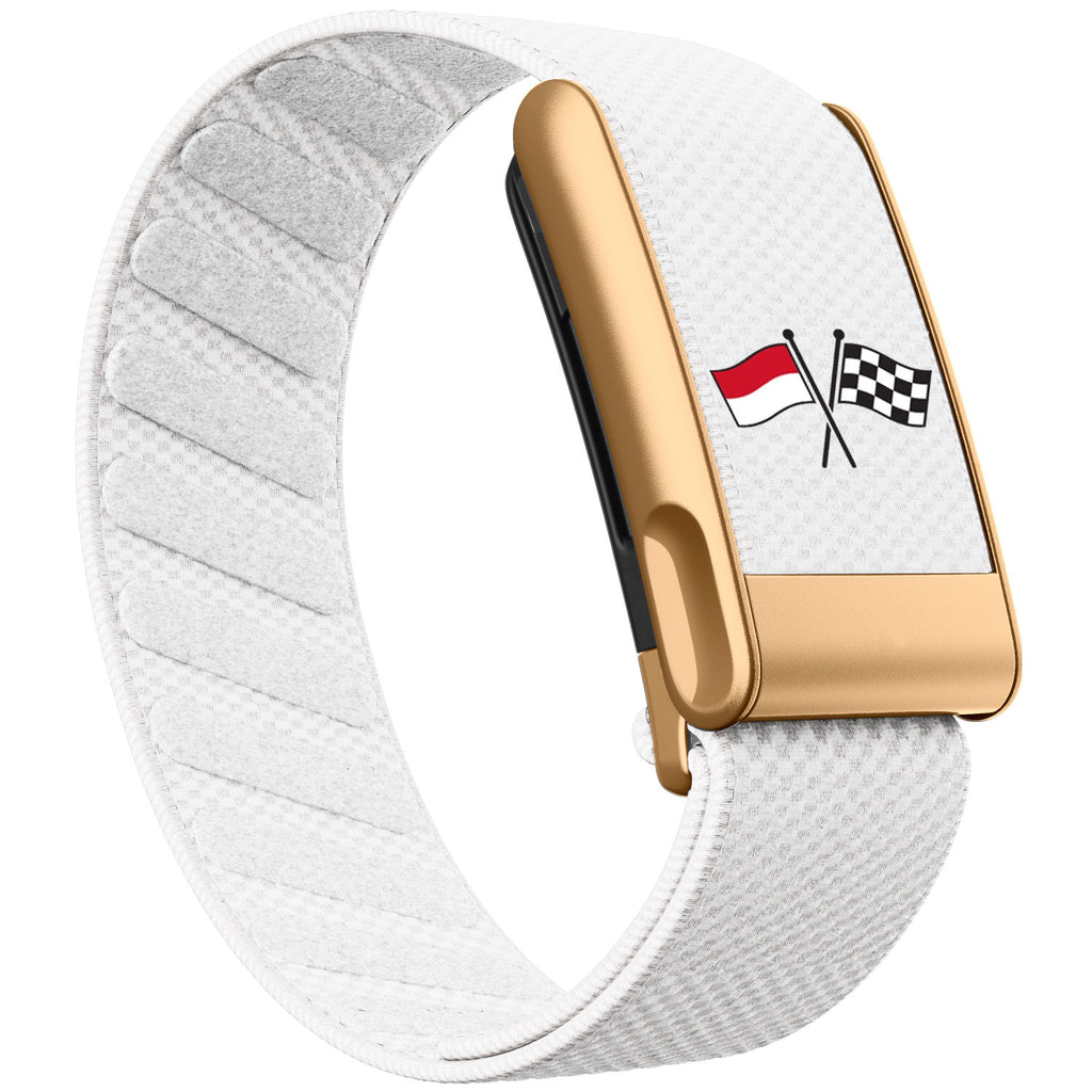 WHOOP 5.0 Standard Woven Band — Matte Rose Gold (MG) - 旗子