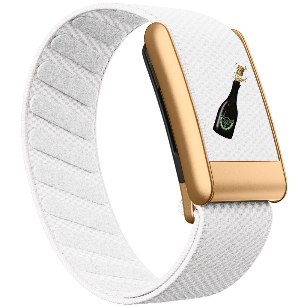 WHOOP 5.0 Standard Woven Band — Matte Rose Gold - 酒瓶