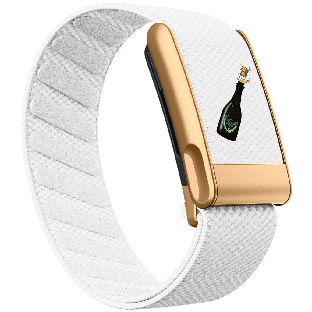WHOOP 5.0 Standard Woven Band — Matte Rose Gold (MG) - 酒瓶