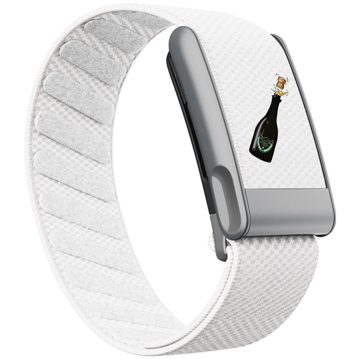 WHOOP 5.0 Standard Woven Band — Matte Silver (MG) - 酒瓶