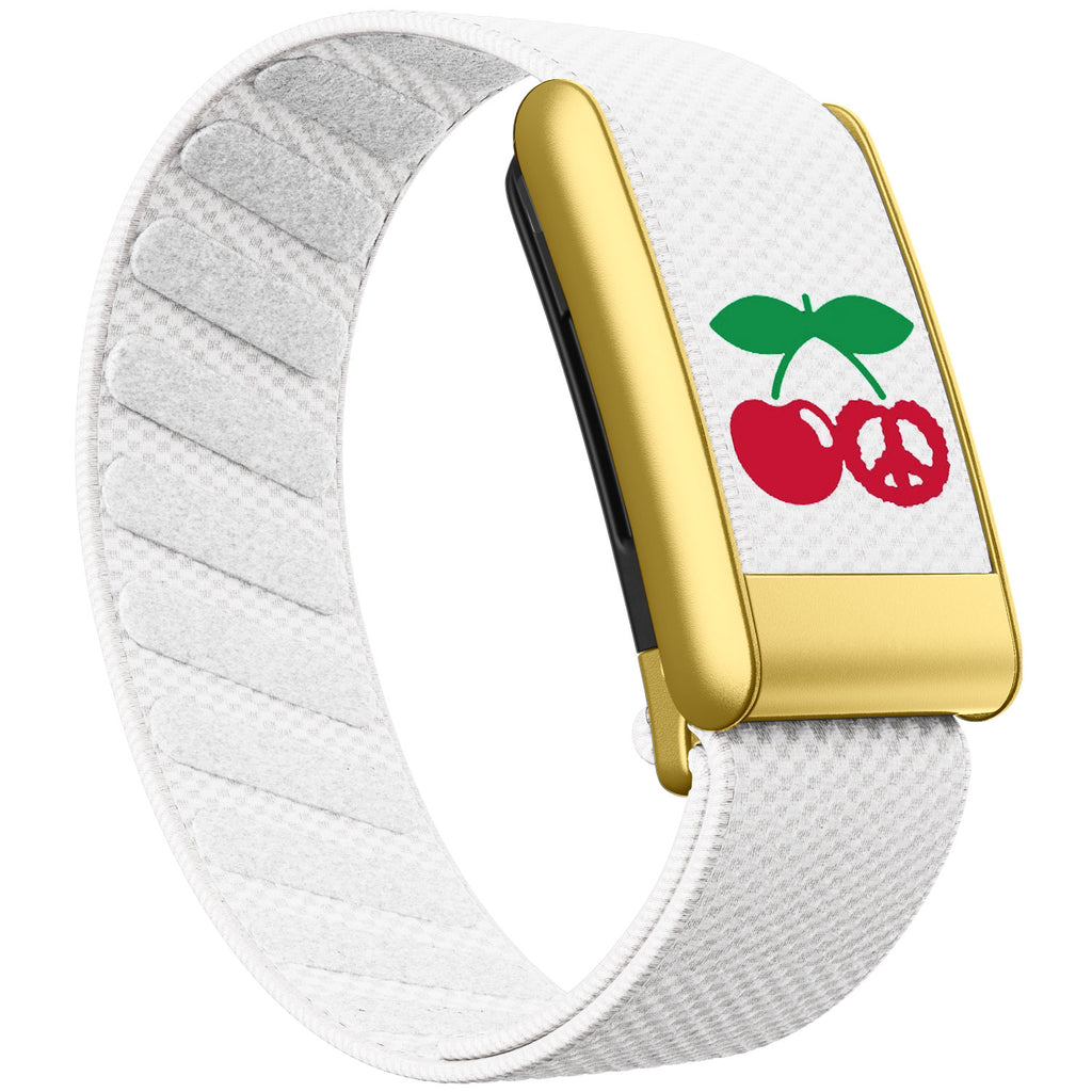 WHOOP 5.0 Standard Woven Band — Matte Gold - 樱桃