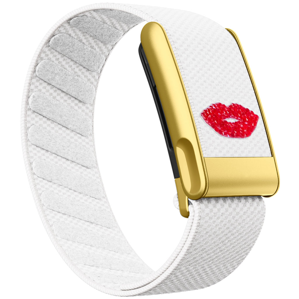 WHOOP 5.0 Standard Woven Band — Matte Gold (MG) - 嘴唇