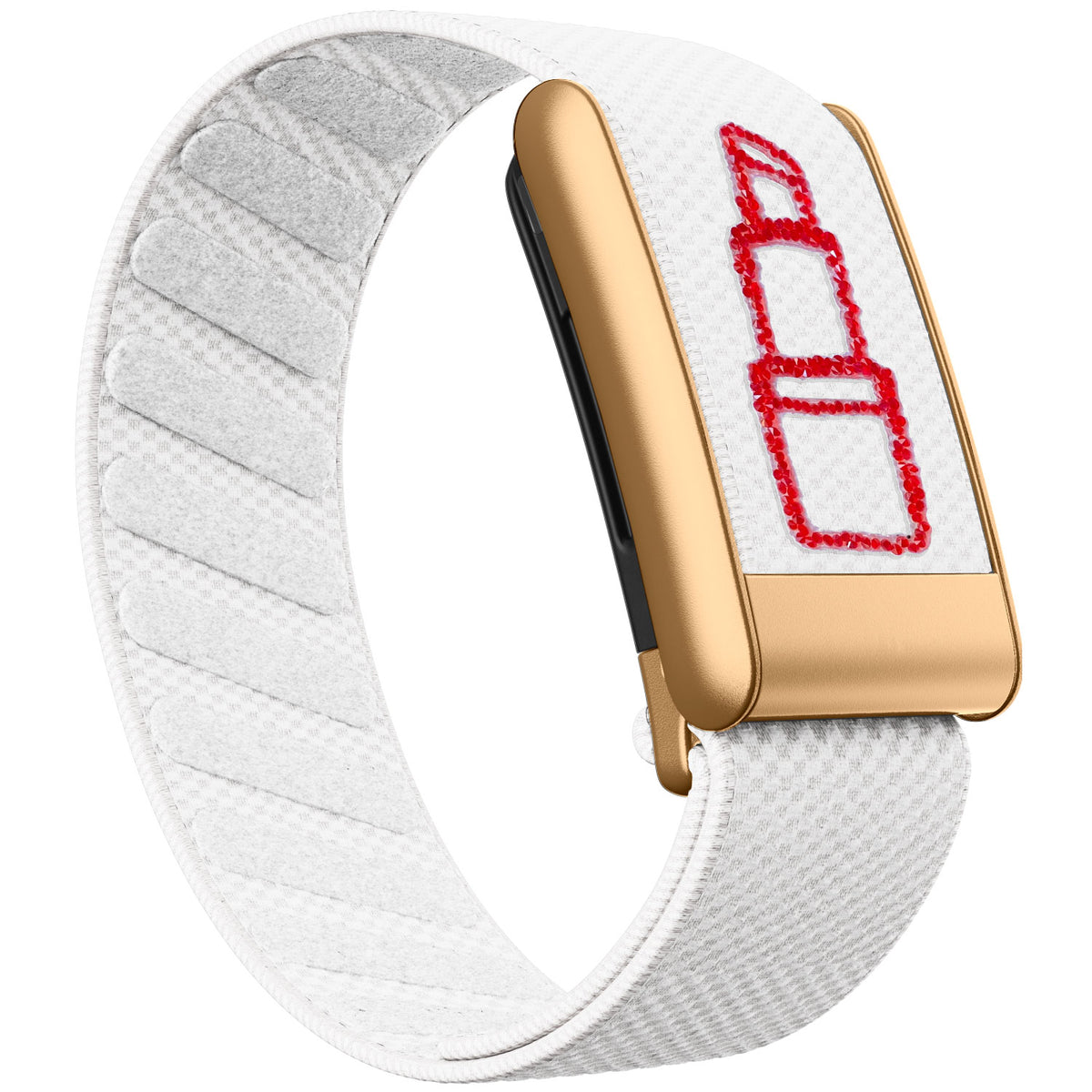 WHOOP 5.0 Standard Woven Band — Matte Rose Gold - 唇膏