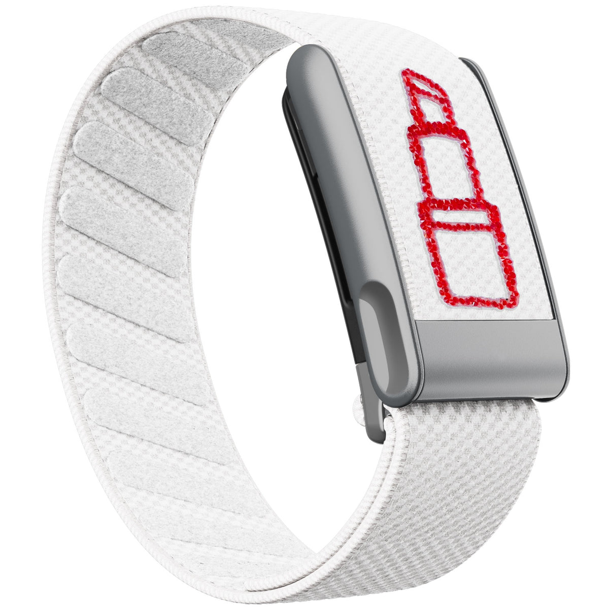 WHOOP 5.0 Standard Woven Band — Matte Silver (MG) - 唇膏