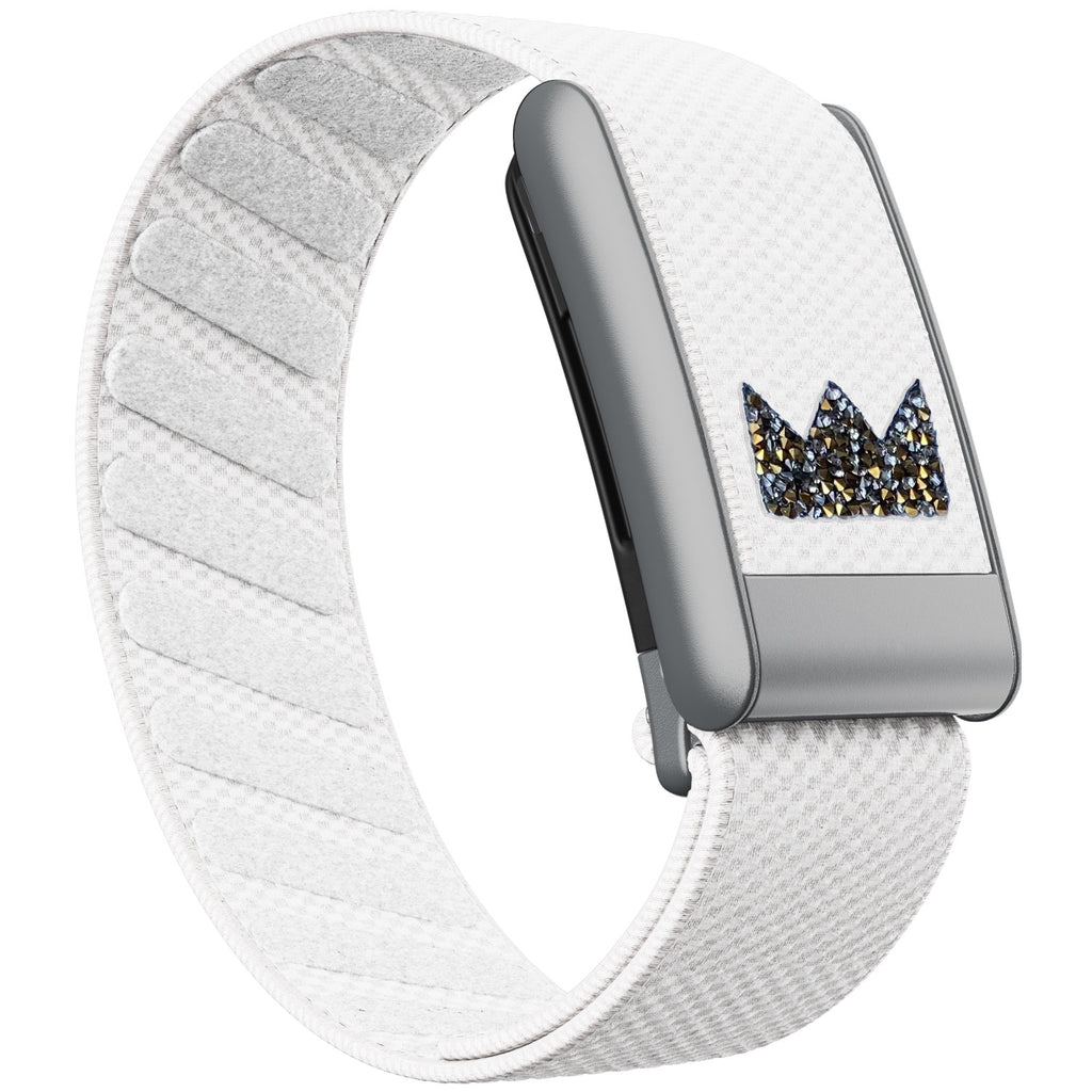 WHOOP 5.0 Standard Woven Band — Matte Silver - 三叶草