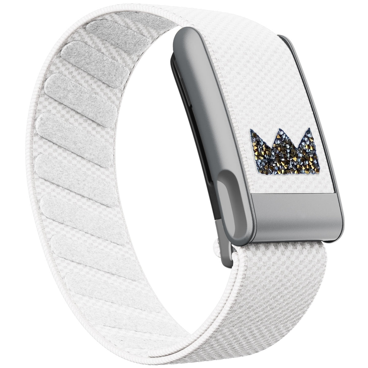 WHOOP 5.0 Standard Woven Band — Matte Silver (MG) - 三叶草