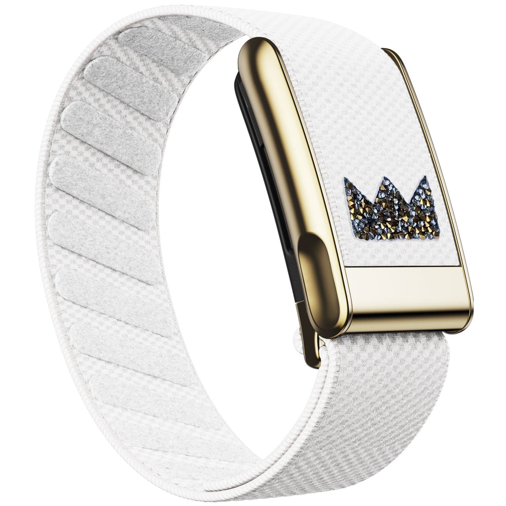 WHOOP 5.0 Standard Woven Band — Titanium Gold (MG) - 三叶草