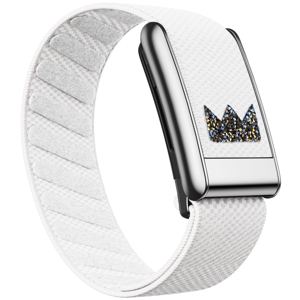 WHOOP 5.0 Standard Woven Band — Titanium Silver - 三叶草