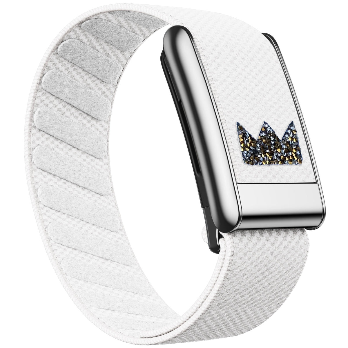 WHOOP 5.0 Standard Woven Band — Titanium Silver - 三叶草
