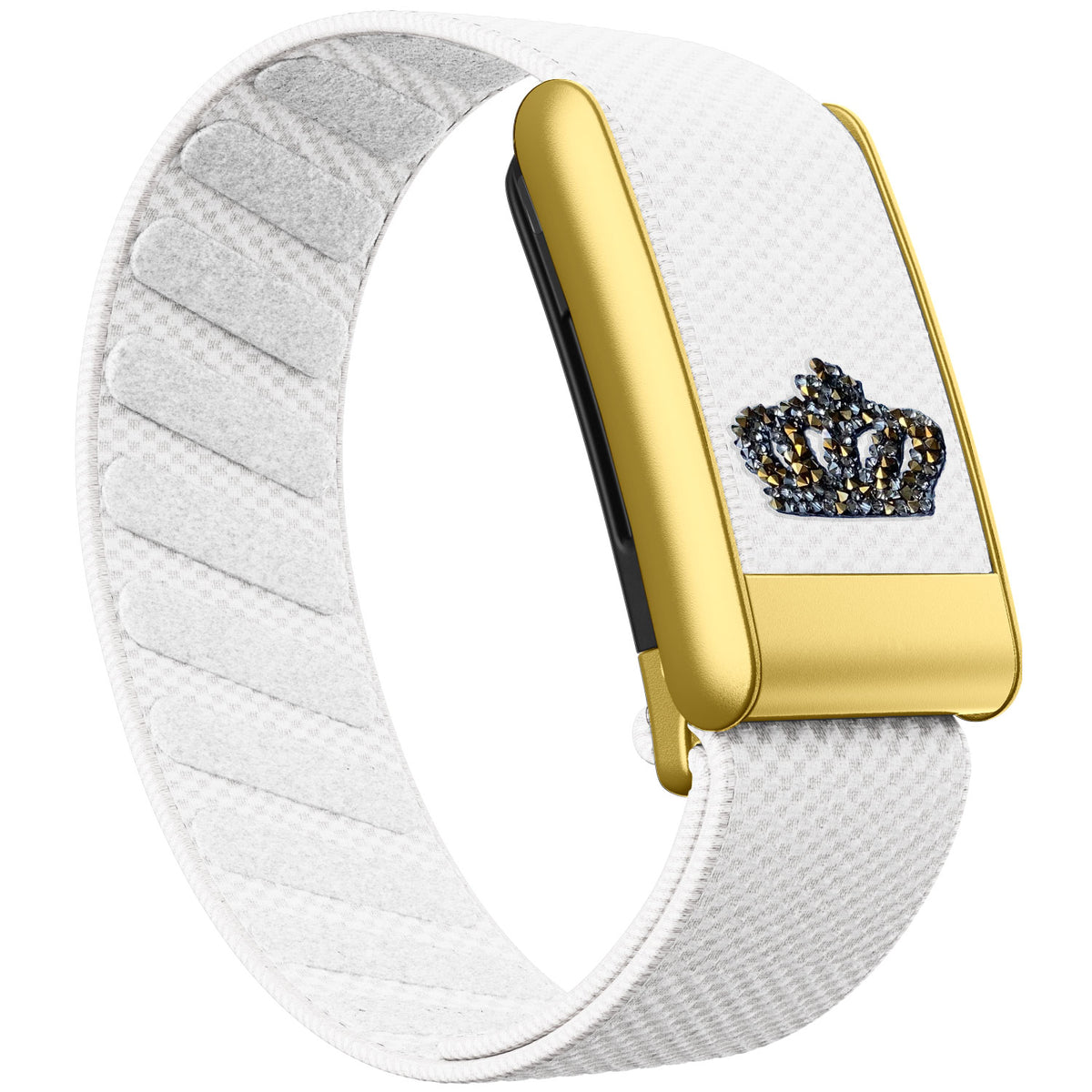 WHOOP 5.0 Standard Woven Band — Matte Gold - 黑皇冠