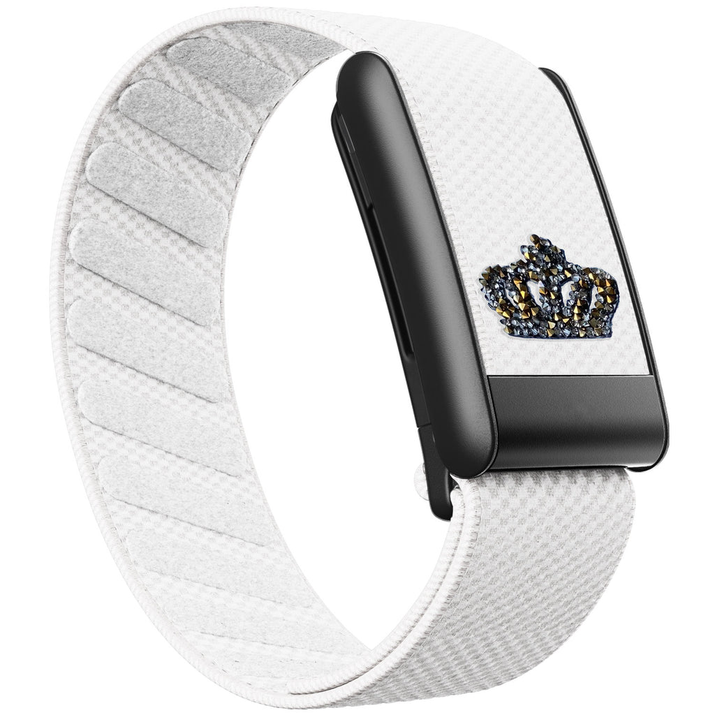 WHOOP 5.0 Standard Woven Band — Matte Black - 黑皇冠