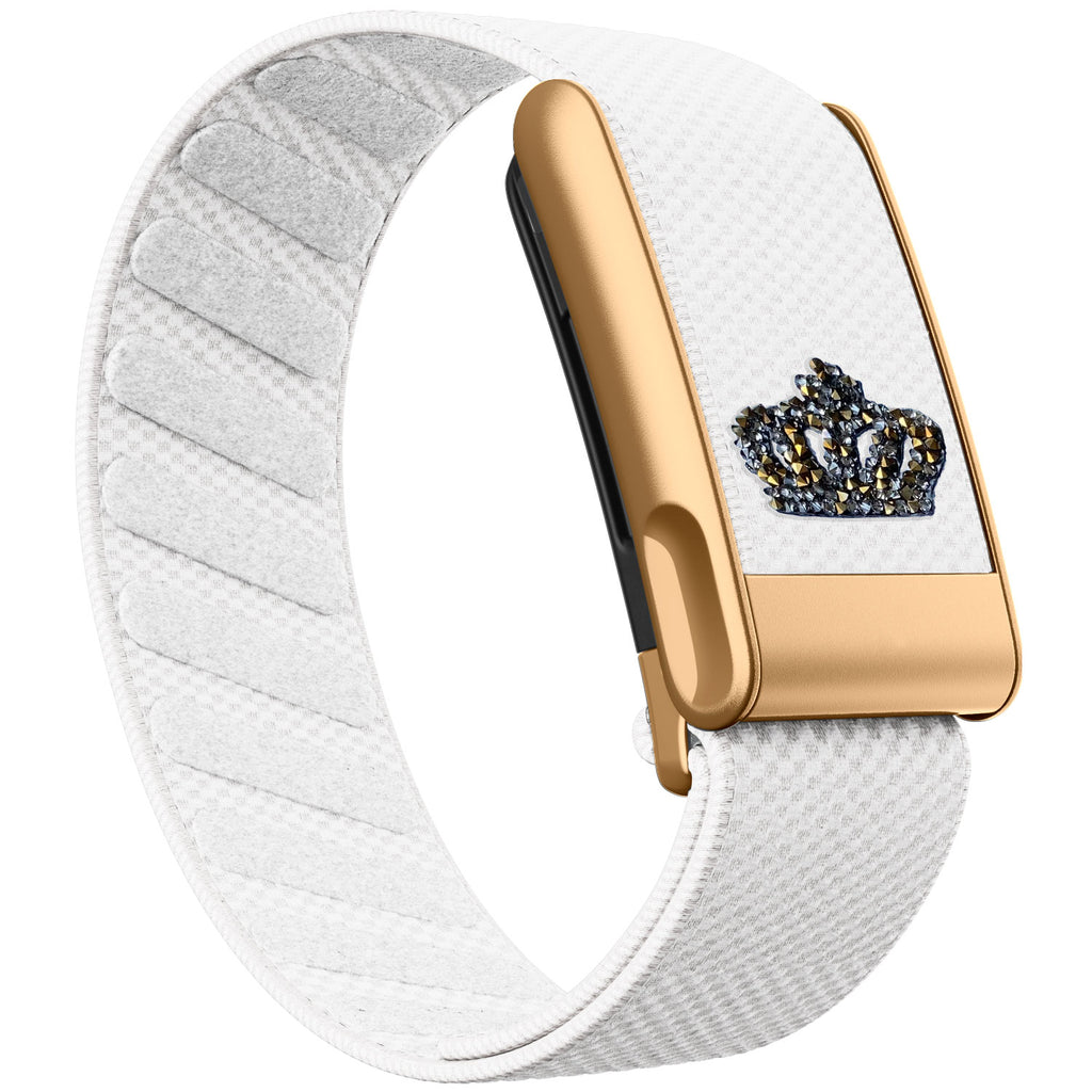WHOOP 5.0 Standard Woven Band — Matte Rose Gold (MG) - 黑皇冠