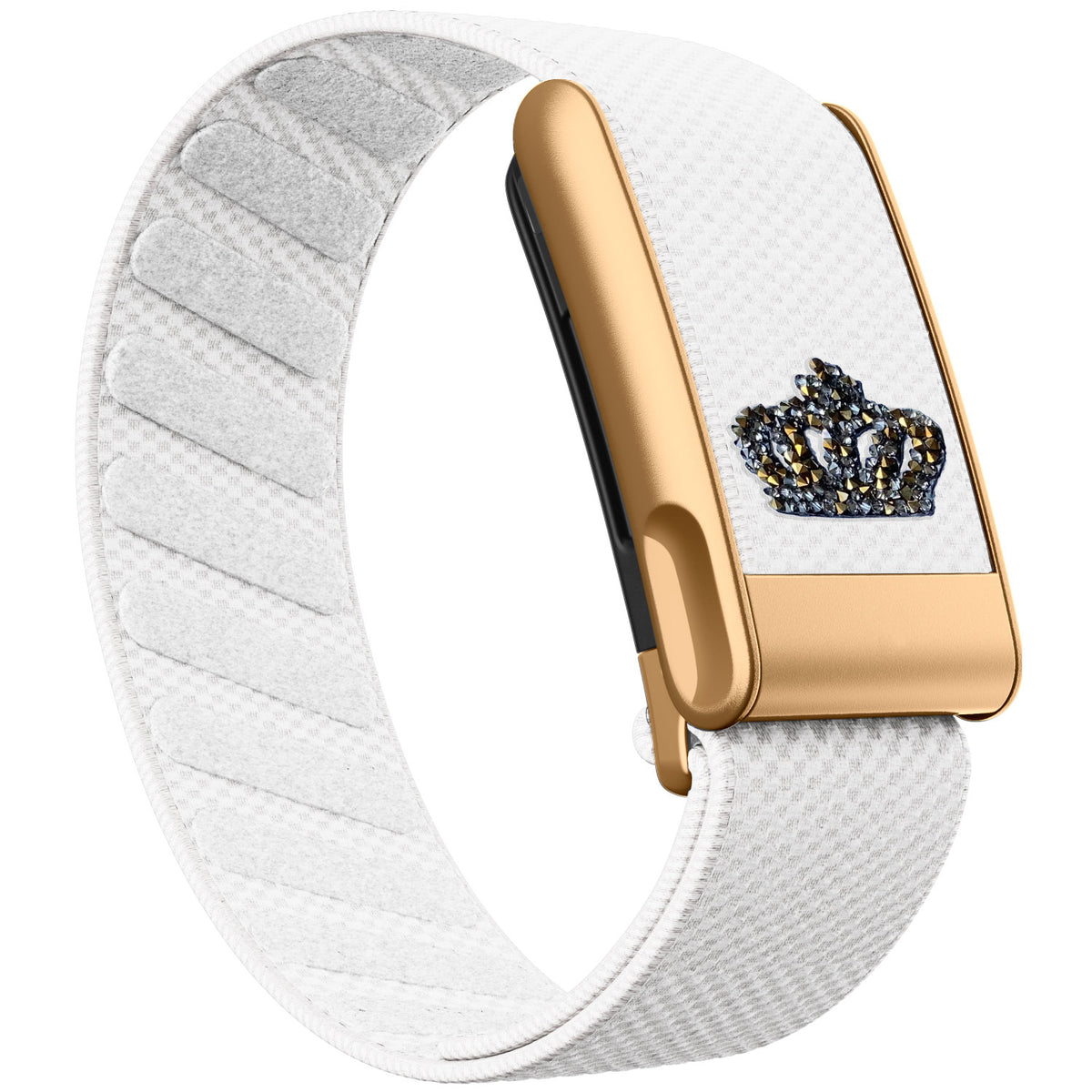 WHOOP 5.0 Standard Woven Band — Matte Rose Gold (MG) - 黑皇冠