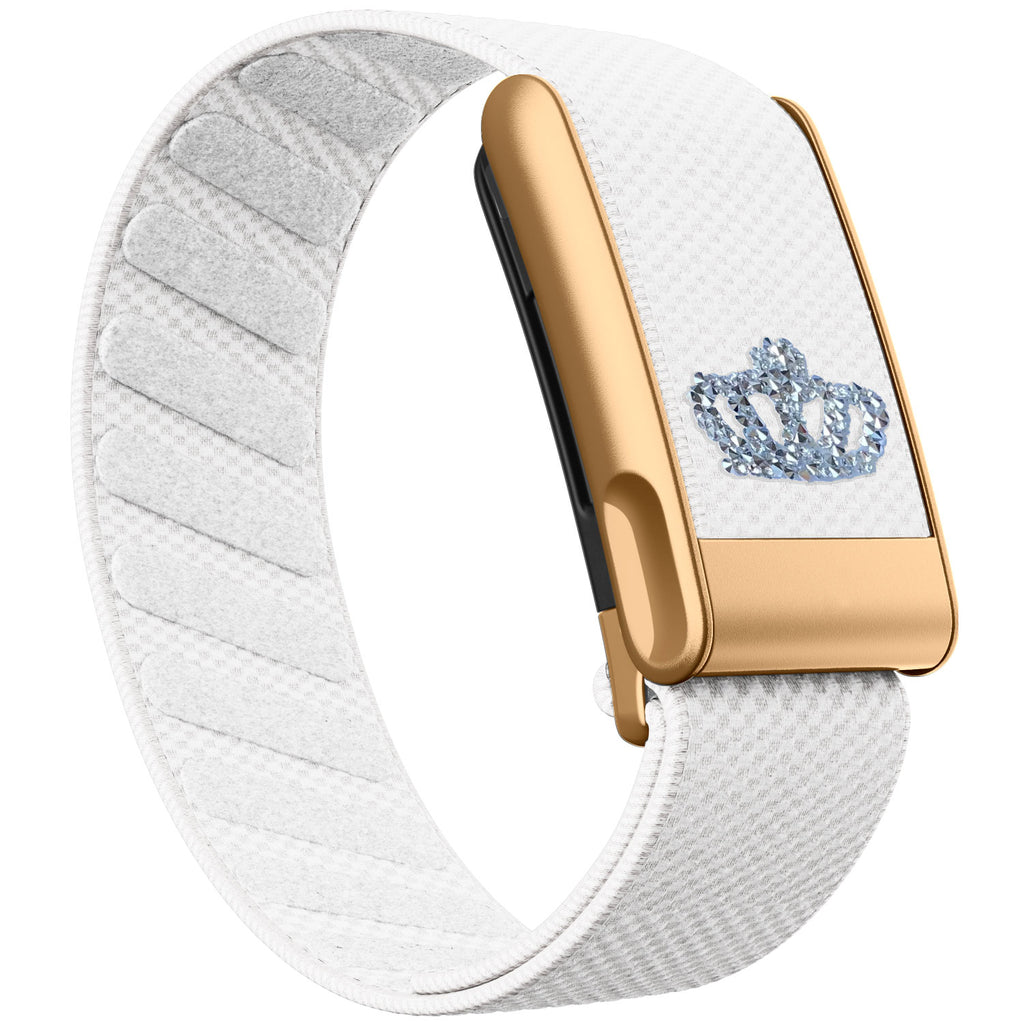 WHOOP 5.0 Standard Woven Band — Matte Rose Gold (MG) - 白皇冠