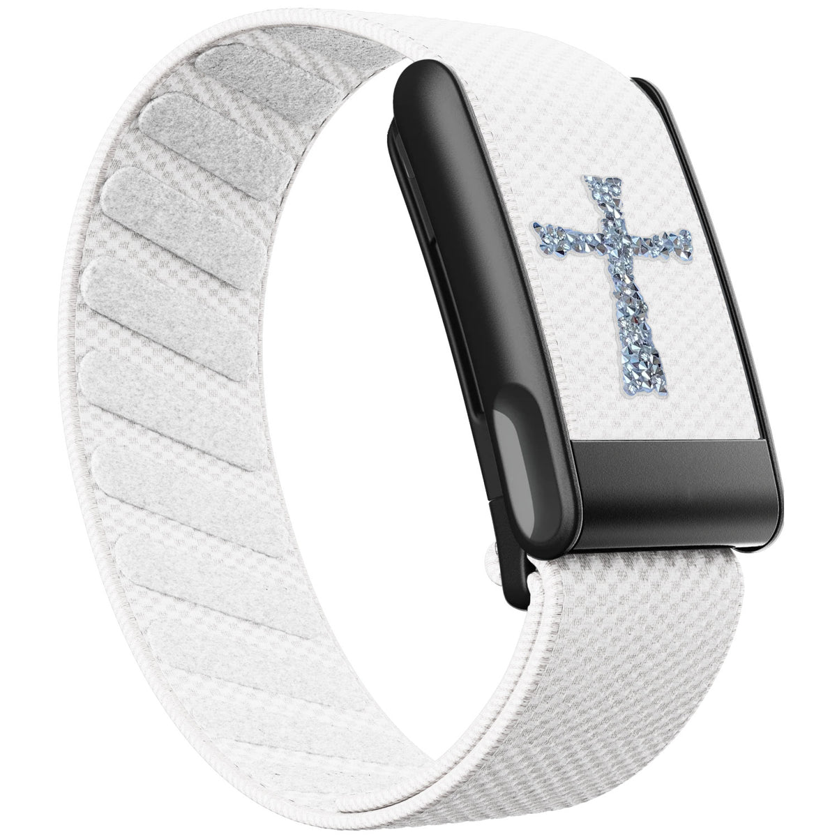 WHOOP 5.0 Standard Woven Band — Matte Black (MG) - 十字