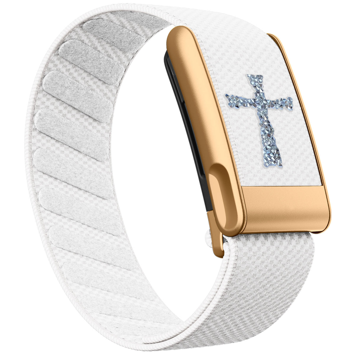WHOOP 5.0 Standard Woven Band — Matte Rose Gold (MG) - 十字